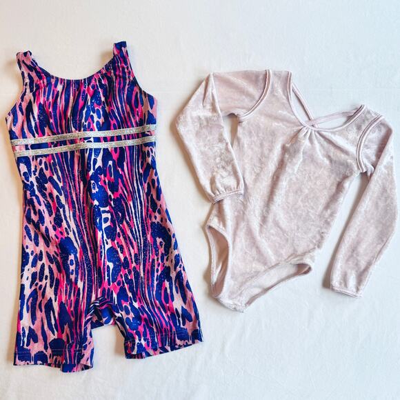 Danskin Leotards Bundle Girls Sizes XXS, XS Cheer Dance Ballet Gymnastics Tumble - Picture 1 of 12